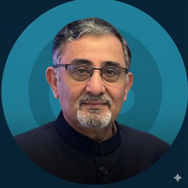 Portrait of Dr Khalid Malik